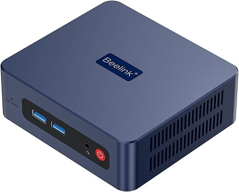 Beelink SER5 Mini PC, AMD Ryzen 5 5500U (6C/12T up to 4.0GHz), 32GB DDR4 500GB NVMe SSD, Triple 4K Display, 2.5G Ethernet, WiFi 6, Bluetooth, USB-C Mini Desktop Computer in Saudi Arabia