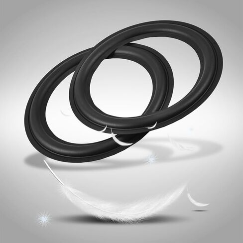 2PCS 8inch Speaker Surround Edge Repair Rubber Woofer Edge Speaker Repair Kit in Saudi Arabia