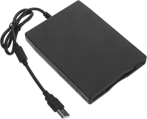 Uonlytech 3.5-Inch USB Floppy Disk Drive for Laptop and Desktop External Floppy Disk Reader with Portable Design Compatible with PC and Notebook Use in Kuwait