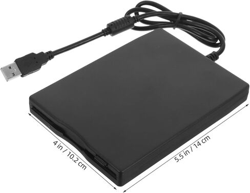 Uonlytech 3.5-Inch USB Floppy Disk Drive for Laptop and Desktop External Floppy Disk Reader with Portable Design Compatible with PC and Notebook Use in Kuwait