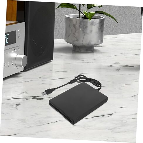 Uonlytech 3.5-Inch USB Floppy Disk Drive for Laptop and Desktop External Floppy Disk Reader with Portable Design Compatible with PC and Notebook Use in Kuwait