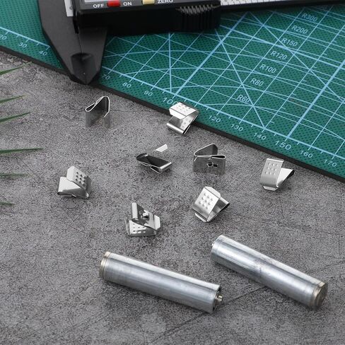 10 PCS Silver Steel Plate Spring Battery Contact Holder Accessory, AA Battery Buckle Negative Tab, Batterys Spring Replacement Buckle Plate Suitable for AA Batterys Light Radio and Digital Camera in Saudi Arabia
