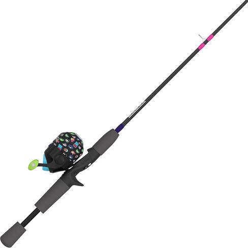 Zebco Youth Teen Titans GO! Spincast Reel & Rod Combo, 5-Foot, 2-Piece Fishing Rod, Size 20 Reel in Saudi Arabia