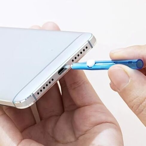 طقم تنظيف الهاتف 4 قطع، مكبر صوت iPhone وأداة تنظيف منفذ الشاحن مع فرش وخطاف مزدوج الجانب، منظف منفذ شحن الهاتف الخلوي لهاتف iPhone 17 Pro Max، Kit de Limpieza para Celulares in Saudi Arabia