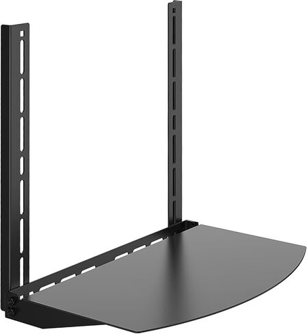 TV Wall Mount Shelf - Provides Storage Space for Set-top Boxes, DVD Players, Game Consoles, and Other Small Accessories. Sturdy Construction Supports 22 lbs in Saudi Arabia