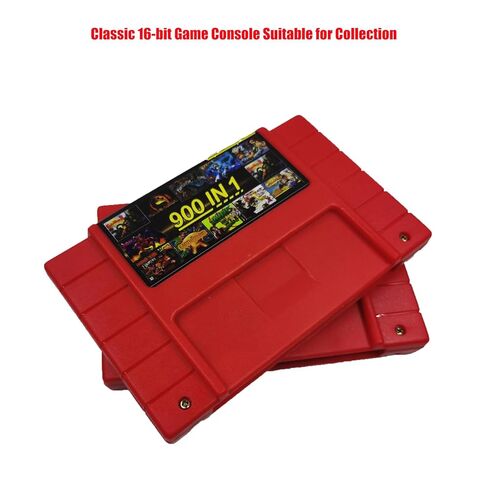خرطوشة ألعاب متعددة VR-robot 900 في 1 لوحدة تحكم الألعاب الكلاسيكية SNES Super Nintendo 16Bit in Kuwait