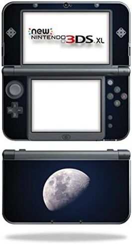 MightySkins Skin Compatible with Nintendo 3DS XL (2015) - Moon | Protective, Durable, and Unique Vinyl Decal wrap Cover | Easy to Apply, Remove, and Change Styles | Made in The USA in Saudi Arabia