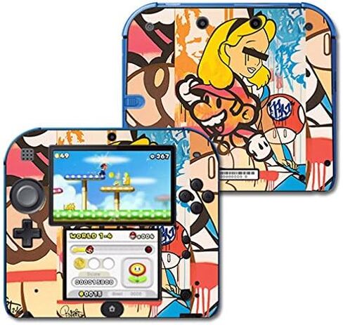 غلاف MightySkins متوافق مع Nintendo 2DS - لا أستطيع الرؤية | غطاء ملتف واقٍ ومتين وفريد ​​من نوعه من الفينيل | سهل التطبيق والإزالة وتغيير الأنماط | صنع في الولايات المتحدة الأمريكية in Kuwait