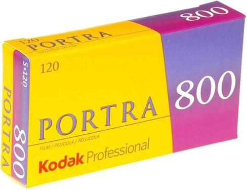 Kodak 812 7946 Professional Portra 800 Color Negative Film 120 (ISO 800) 5 Roll Pack in Saudi Arabia