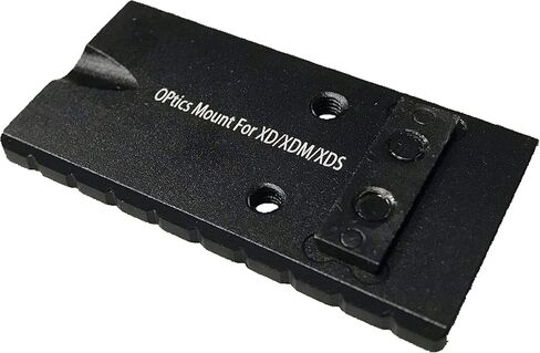 Ade Advanced Optics Crusader RD3-009 جهاز رؤية منعكس للنقطة الحمراء + لوحة تثبيت بصرية لمسدس Springfield XD، MOD.2، XDm، XDS، XDE، Hellcat (غير OSP) in Saudi Arabia