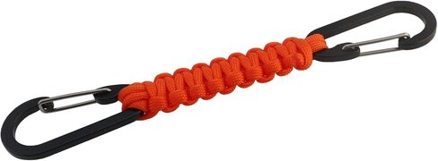 2PCS Multifunctional Paracord Braided Keyring Outdoor Climbing Carabiner for Hanging Garments Water Bottle Rucksacks Shopping Bag in Saudi Arabia