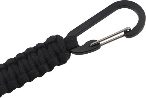 2PCS Multifunctional Paracord Braided Keyring Outdoor Climbing Carabiner for Hanging Garments Water Bottle Rucksacks Shopping Bag in Saudi Arabia