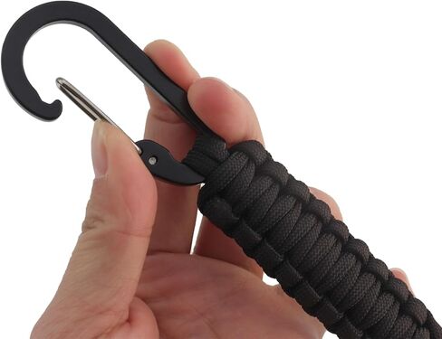 2PCS Multifunctional Paracord Braided Keyring Outdoor Climbing Carabiner for Hanging Garments Water Bottle Rucksacks Shopping Bag in Saudi Arabia