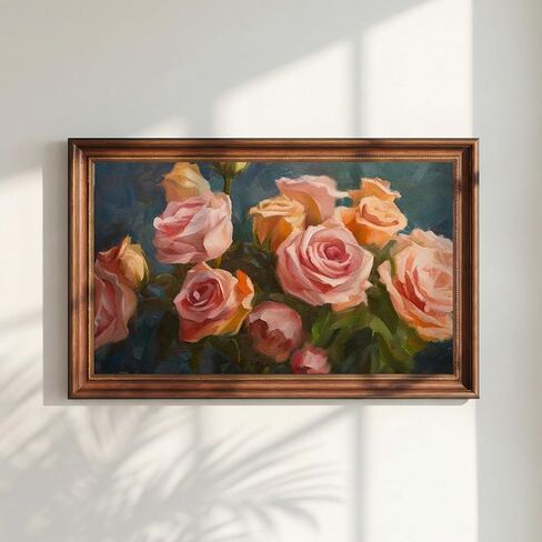 إطار تلفزيون مزخرف مصنوع يدويًا من Madrit - متوافق مع Samsung Frame وHisense CanvasTV وTCL NXTFrame وتلفزيونات LG Gallery Style (يناسب تلفزيون الإطار 2021-2025، 32 بوصة) in Kuwait