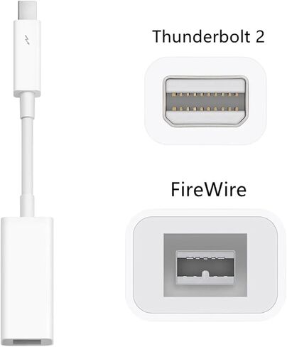Compatible for Thunderbolt， 2 To FireWire 800 Adapter Thunderbolt To Fire 1394B Suitable ，Compatible for Mac， Computers Equipped With Thunderbolt Ports in Saudi Arabia