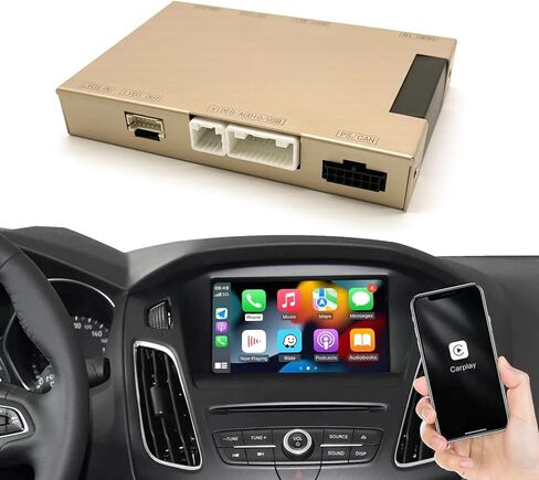 Wireless Carplay Android Auto لسيارة Ford 2013-2015 Year مع نظام Sync2، وحدة فك ترميز مجموعة Carplay التحديثية اللاسلكية، دعم الملاحة، Siri، الكاميرا in Kuwait