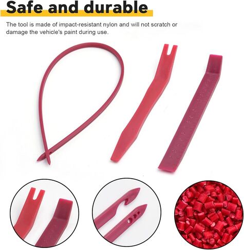 Ratchet Screwdriver 7 PCS Auto Trim Removal Tool Kit, No-Scratch Car Interior Disassembly Set for Dash Radio Audio CarPlay Screen Upgrade & Reverse Camera Installation in Saudi Arabia
