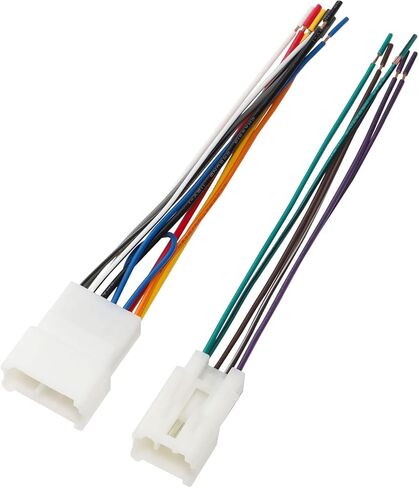 مجموعة أدوات تثبيت DIN المزدوجة مع موصل أسلاك الراديو لتحديد Toyota Camry Corolla Prius RAV4 1987-2019 Mount Aftermarket Car Stereo Wire Cable Plug in Saudi Arabia