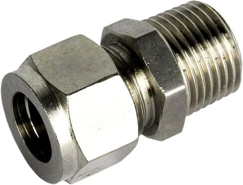 1Pcs 304 Stainless Steel Cooling Coil Straight-Through Terminal Fitting KL02004 KL01991(14mm) in Saudi Arabia