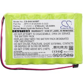 بطارية Cameron Sino لأنظمة الإنذار اللاسلكية ADT Impassa، لوحة التحكم اللاسلكية DSC Impassa 9057 PN: ADT 3700mAh / 26.64Wh in Kuwait