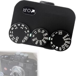 Film Camera Light Meter, 3 Dials Retro Exposure Indicator, High Precision Photography Light Meter, 20 Hours Endurance, Compatible with Film Cameras in Kuwait