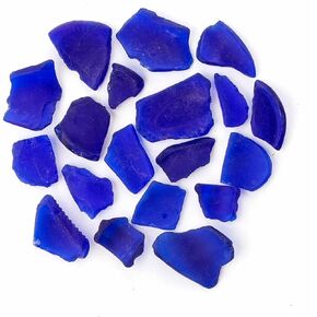 Galapagos (05131 Aquarium Sea Glass, Deep Sea Blue, 4lb Bag in Kuwait