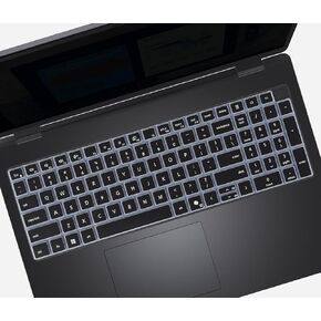 غطاء لوحة المفاتيح لجهاز Dell Pro 16 PC16250 PC16255، Pro 16 Plus PB16250 PB16255، Pro Max 16 MC16250 MC16255 & Pro Max 18 Plus MB1825 Series - أسود in Kuwait