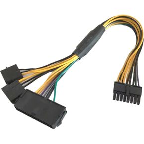 الموثوقية ATX24Pin إلى 16Pin محولات كابل لأجهزة الكمبيوتر اللوحات الأم كابل محول الطاقة 30 سنتيمتر تمديد إمدادات الطاقة in Kuwait