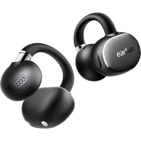 EarFun Clip 2 سماعات أذن مفتوحة، سماعات رأس بمشبك، LDAC، صوت عالي الدقة، مشغل تيتانيوم 12 مم، 4 ميكروفونات AI Clear Call، سماعات أذن ترجمة AI، ملاءمة آمنة، وقت تشغيل 40 ساعة، بلوتوث 6.0 للجري والتمرين in Kuwait