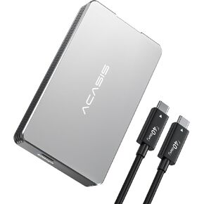 حاوية ACASIS 40 جيجابت في الثانية M.2 NVMe SSD، تركيب خالٍ من الأدوات، حاوية NVMe لـ M1/M2/ Pro/Max، متوافقة مع USB4/3.2/3.1/3.0/2.0، تدعم 2280/2260/2242/2230 B+M M-Key (TBU401-used) in Kuwait