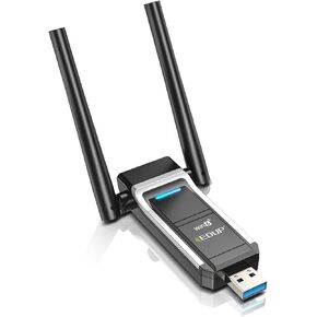 EDUP USB 3.0 WiFi 6 Adapter AX1800Mbps Wireless Network Adapter for PC, Plug and Play, IEEE 802.11ax 5GHz/ 2.4GHz USB Wi-Fi Dongle, Compatible with Windows 11/10, Free Driver, Wireless Network Card in Saudi Arabia
