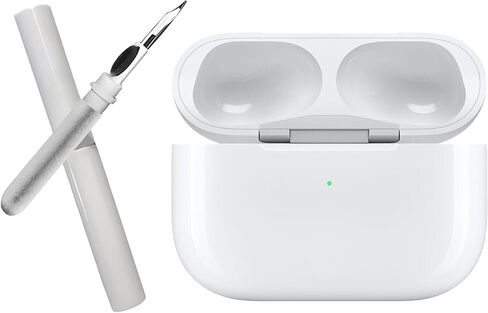 Replacement Charging Case for AirPods Pro 1&2 Generation with fast Wireless and Wired Charging, Bluetooth Pairing and Sync Button, 680mAh Battery with Multi-Function Cleaning Tool. No Earbuds/Airpods. in Saudi Arabia