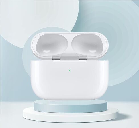 Replacement Charging Case for AirPods Pro 1&2 Generation with fast Wireless and Wired Charging, Bluetooth Pairing and Sync Button, 680mAh Battery with Multi-Function Cleaning Tool. No Earbuds/Airpods. in Saudi Arabia