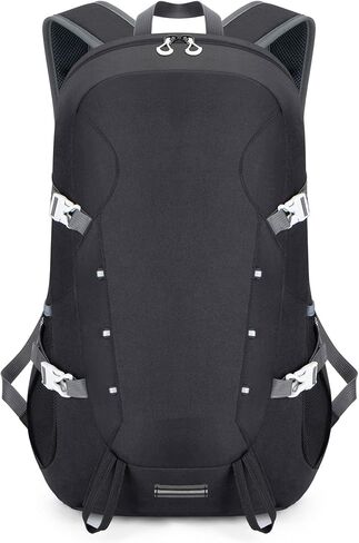 35L Foldable Bag for Climbing Rope- Lightweight Multiple Compartments and Reflective Strips for Travel, Camping, Hiking 20.1" L×11.8" W×7.9" H, Black in Saudi Arabia