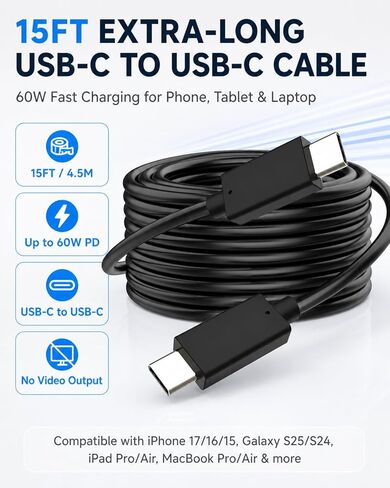 كابل Qmiypf USB إلى USB بطول 3 أقدام - كابل USB 3.0 USB A إلى USB A ذكر USB إلى ذكر طرف مزدوج USB إلى سلك USB متوافق مع حاويات القرص الصلب ومبرد الكمبيوتر المحمول والمزيد in Saudi Arabia