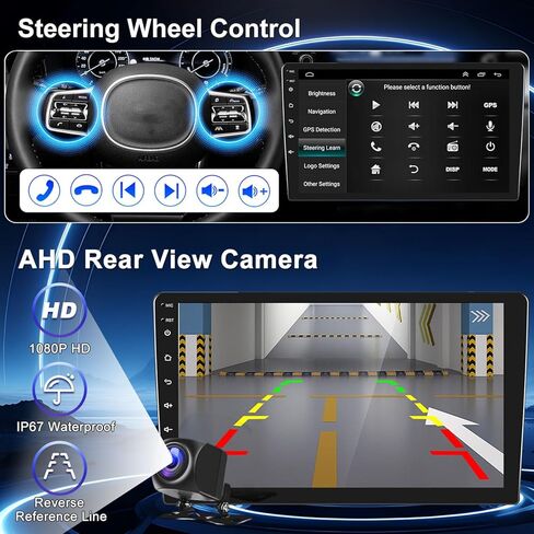 Double Din Car Stereo Radio for 2003-2006 GMC Savana 1500 2500,7 inch Touch Screen GPS Navi Head Unit with Wireless Carplay Android Auto Bluetooth WiFi FM RDS SWC Backup Camera in Saudi Arabia