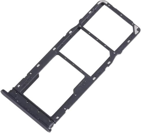 2X SIM Card Tray SD Card Holder Slot Replacement Compatible with Samsung Galaxy A05 SM-A055 (Black) in Saudi Arabia
