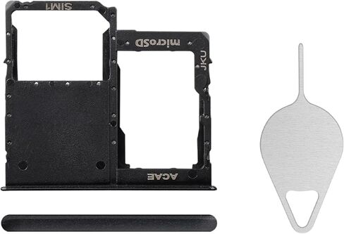 استبدال صينية بطاقة Sim لهاتف Samsung Galaxy A31 (إصدار SIM واحد) Prism Crush محول فتحة صينية البطاقة السوداء مع قاذف إبرة لـ A31 SM-A315F in Saudi Arabia