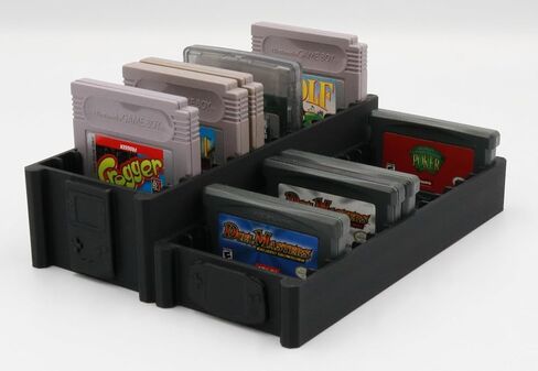 Game Holder for Game Boy Color, Original, Advance, Holds 30 Total Cartridges in Saudi Arabia