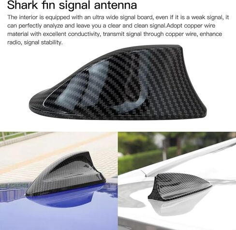 Car Roof Shark Fin Antenna Carbon Fiber Radio Signal Antenna Part Compatible for Nissan Maxima S Sedan 4-Door 3.5L 3498CC V6 Gas DOHC Naturally Aspirated 2010 2017 by Loner in Saudi Arabia