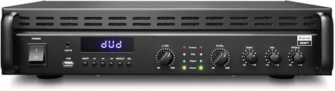 Donner Power Amplifier, 2 Channel Audio Amplifier with Bluetooth 5.3, EQ Controls, 100W RMS and 225W @4Ω Bridgeable, Versatile Inputs, for Home Party, Live Sound, DJs and Garage, MAMP7 in Saudi Arabia