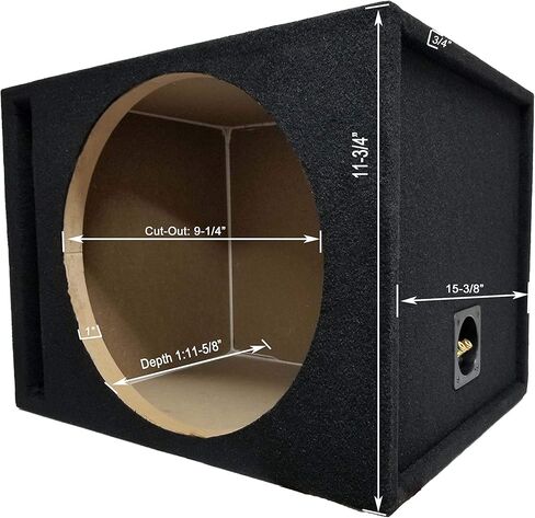 Bass Rockers BR10SV 10" Single Vented Subwoofer Enclosure Box Car Audiio in Saudi Arabia
