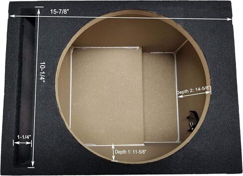 Bass Rockers BR10SV 10" Single Vented Subwoofer Enclosure Box Car Audiio in Saudi Arabia