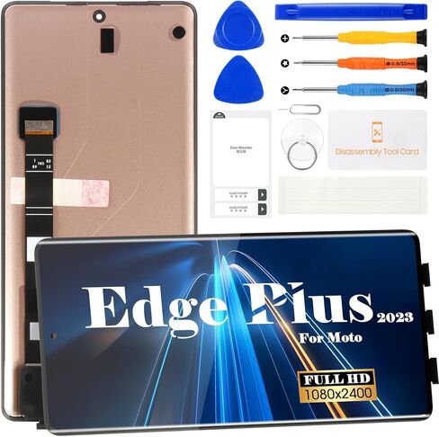 Original for Motorola Moto Edge Plus 2023 Screen Replacement for Moto Edge Plus 2023 LCD Display for Moto Edge Plus 2023 Touch Screen Digitizer Display Assembly Repair Kits Without Frame(Black) in Saudi Arabia