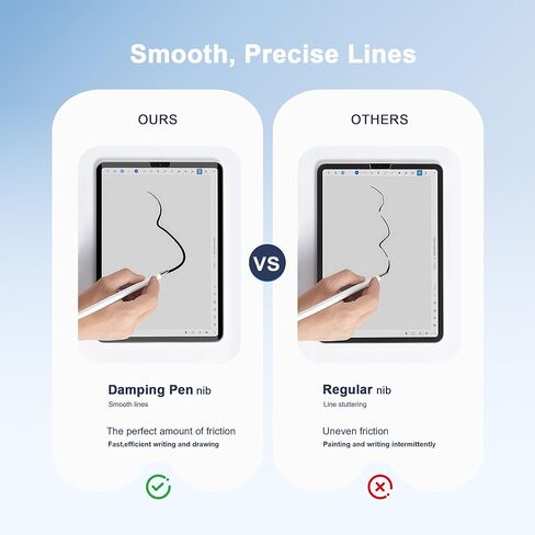نصائح بديلة لقلم Apple الجيل الأول والثاني، Pro، USB-C، 2B Original/HB Bullet/HB Needle / 4B Needle Damping Nibs، كتابة سلسة، مضاد للتآكل، متوافق مع قلم iPad in Kuwait