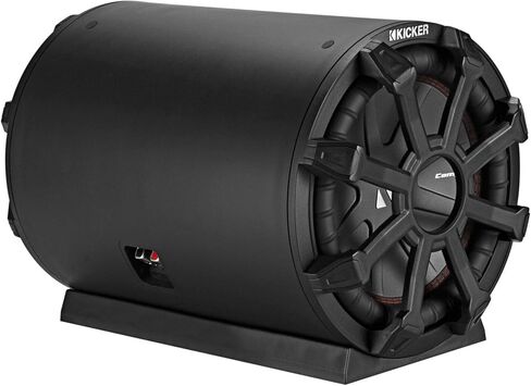 KICKER 46CWTB102 TB 10" 800w Marine Loaded Subwoofer Enclosure Bundle with Rockville DBM12 2000w Mono Amplifier w/Covers+Bass Remote & Rockville RMWK4 Amplifier Install Wire Kit (3 Items) in Saudi Arabia