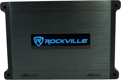 KICKER 46CWTB102 TB 10" 800w Marine Loaded Subwoofer Enclosure Bundle with Rockville DBM12 2000w Mono Amplifier w/Covers+Bass Remote & Rockville RMWK4 Amplifier Install Wire Kit (3 Items) in Saudi Arabia
