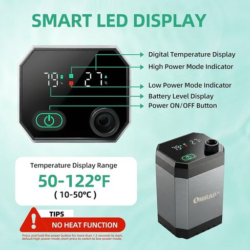 Portable Shower for Camping, Filtered Camping Shower, IPX8 Waterproof，6000mAh Rechargeable Outdoor Camp Shower Pump with LED Display, 4 Spray Modes for Hiking, Travel, Pet in Saudi Arabia