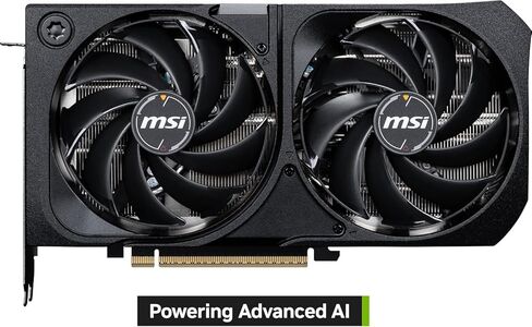 msi Gaming RTX 5070 12G Shadow 2X OC Graphics Card (12GB GDDR7, 192-bit, Extreme Performance: 2557 MHz, DisplayPort x3 2.1a, HDMI 2.1b, Blackwell Architecture) with Backpack Alienware in Saudi Arabia
