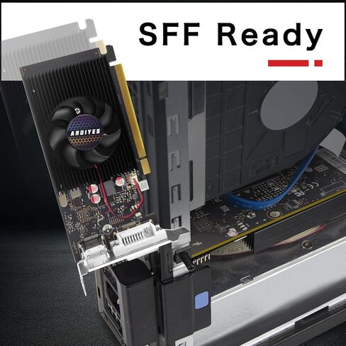 GT 1030 Low Profile Graphics Card 4GB DDR4 64-bit, HDMI & DVI-D, PCIe 3.0 x4, Small Form Factor (SFF) PC Build Multi-Monitor Office Work (No Gaming) in Saudi Arabia